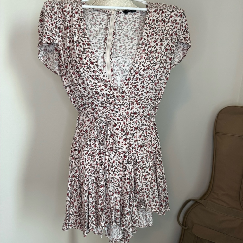 Cotton Candy LA flower romper